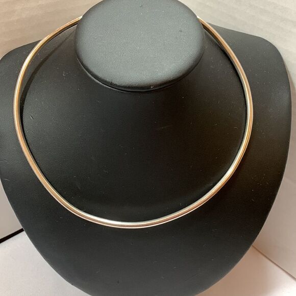 925 Sterling Silver Choker necklace from Mexico. Add your pendant to personalize - Picture 1 of 7